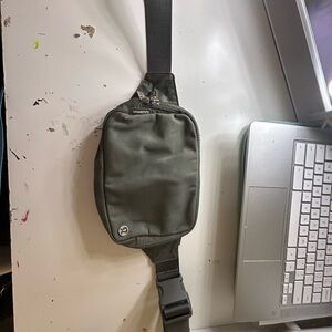 lululemon athletica Black and Gray Belt Bag